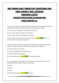 VATI GREEN LIGHT PREDICTOR &vert;QUESTIONS AND 100&percnt; CORRECT WELL DETAILED ANSWERS&vert;LATEST UPDATE&excl;&excl;&excl;2025&sol;2026&vert;GUARANTEED PASS&vert;GRADED A&plus;