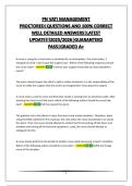 PN VATI MANAGEMENT PROCTORED&vert;QUESTIONS AND 100&percnt; CORRECT WELL DETAILED ANSWERS&vert;LATEST UPDATE&excl;&excl;&excl;2025&sol;2026&vert;GUARANTEED PASS&vert;GRADED A&plus;