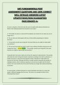 VATI FUNDAMENTALS POST ASSESSMENT&vert;QUESTIONS AND 100&percnt; CORRECT WELL DETAILED ANSWERS&vert;LATEST UPDATE&excl;&excl;&excl;2025&sol;2026&vert;GUARANTEED PASS&vert;GRADED A&plus;
