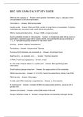BSC 1005 EXAM 2 & 3 STUDY GUIDE