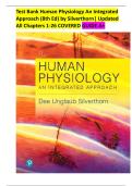 Test Bank Complete&lowbar; Human Physiology An Integrated Approach 8th Edition&comma; By Dee Unglaub Silverthorn &vert;&vert;ISBN NO&colon; 9780134605197 &vert;&vert;All Chapters 1-26&vert;&vert;Complete Guide A&plus;&period;