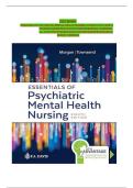 Essentials of Psychiatric Mental Health Nursing 8th Morgan TESTBANK &period; Questions with correct and verified answers&period; LATEST UPDATE&period; A&plus; GRADED