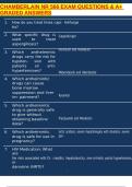 CHAMBERLAIN NR 566 EXAM QUESTIONS & A&plus; GRADED ANSWERS