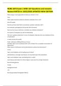 NURS 1873 Exam 1 With 167 Questions and answers Newest RATED A&plus; 2025&sol;2026 UPDATED NEW EDITION 