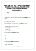 ECON 248 FINAL&vert;QUESTIONS AND 100&percnt; CORRECT WELL DETAILED ANSWERS&vert;LATEST 2025&sol;2026&vert;GUARANTEED PASS&vert;GRADED A&plus;