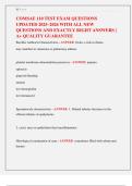 COMSAE 110 TEST EXAM QUESTIONS  UPDATED 2025&ndash;2026 WITH ALL NEW  QUESTIONS AND EXACTLY RIGHT ANSWERS &vert;  A&plus; QUALITY GUARANTEE 