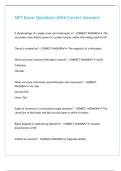 SIFT Exam Questions With Correct Answers&period;