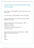 Asbestos Project Monitor Exam Questions With Correct Answers 