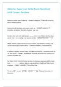 Asbestos Supervisor Initial Exam Questions With Correct Answers