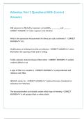 Asbestos Test 1 Questions With Correct Answers