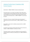 Asbestos Practice Exam 2 Questions With Correct Answers&period;