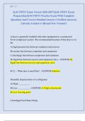 Q-01 FDNY Exam Newest 2026-2027&sol;Q-01 FDNY Exam  Preparation&sol;Q-01 FDNY Practice Exam With Complete  Questions And Correct Detailed Answers &lpar;Verified Answers&rpar;  &vert;Already Graded A&plus;&vert;Brand New Version&excl;&excl;