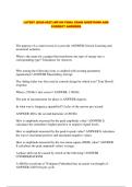 MP100&sol;MP 100 PACKAGED EXAMS&colon; COMPLETE AND UPDATED EXAM QUESTIONS WITH VERIFIED ANSWERS