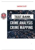 Crime Analysis With Crime Mapping, 5th Edition (2024) – Test Bank (Chapters 1–15) – Rachel Boba Santos