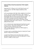 NUR 635 Pharm Final Exam Questions With Complete Solutions