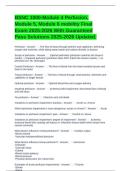 BSNC 1000-Module 4 Perfusion&comma; Module 5&comma; Module 6 mobility Final Exam 2025-2026 With Guaranteed Pass Solutions 2025-2026 Updated&period;