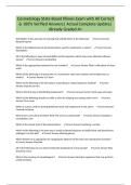 Cosmetology State Board Illinois Exam with All Correct & 100&percnt; Verified Answers&vert; Actual Complete Update&vert; Already Graded A&plus;