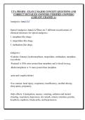 UTA PHARM - EXAM 2 MAJOR CONCEPT QUESTIONS AND  CORRECT DETAILED ANSWERS &lpar;VERIFIED ANSWERS&rpar;  ALREADY GRADED A&plus;