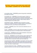 MICHIGAN VARIABLE EXAM NEW EXAM QUESTIONS AND CORRECT ANSWERS FOR TOP PERFORMANCE