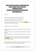 ECON 248 FINAL EXAM&vert;QUESTIONS AND 100&percnt; CORRECT WELL DETAILED ANSWERS&vert;LATEST UPDATE&excl;&excl;&excl;2025&sol;2026&vert;GUARANTEED PASS&vert;GRADED A&plus;