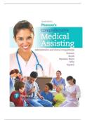Test Bank for Pearsons Comprehensive Medical Assisting 4th Edition Beaman &sol; All Chapters 1-59 &sol; Full Complete