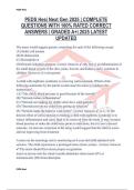 PEDS Hesi Next Gen 2025 &vert; COMPLETE QUESTIONS WITH 100&percnt; RATED CORRECT ANSWERS &vert; GRADED A&plus;&vert; 2025 LATEST UPDATED