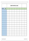 Diabetes Monitoring Weekly Sheet &ndash; Blood Glucose Tracking & Clinical Observation Template