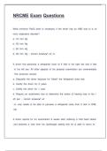 NRCME Exam Study Guide &ndash; Exam Questions and Revised Answers &vert; Latest 2025&sol;2026