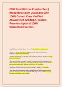 EMR Final Written Practice Test&vert; Brand New Exam Questions with 100&percnt; Correct Clear Verified Answers&vert;All Graded A&plus;&vert;Latest Premium Update&vert;100&percnt; Guaranteed Success&period;