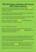 INST 203 Revision 4 Questions with Answers  &lpar;100&percnt; Correct Answers&rpar;