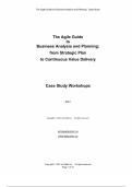 Instructor Manual &lpar;Case Study Workshops with Solutions&rpar; for Agile Guide to Business Analysis and Planning&comma; The from Strategic Plan to Continuous Value Delivery 1st Edition By Howard Podeswa