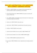 BIOL 2457 LAB PRACTICAL 3 UTA QUESTIONS WITH CORRECT ANSWERS 2025&sol;2026