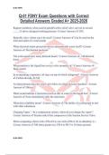 Q-01 FDNY Exam Questions with Correct Detailed Answers Graded A&plus; 2025-2026