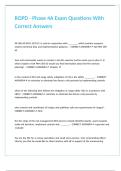 ROPD - Phase 4A Exam Questions With Correct Answers&period;