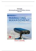 Marketing Management&comma; 4th Edition TEST BANK By Mark Johnston Greg Marshall&comma; Verified Chapter's 1 - 14&comma; Complete Newest Version