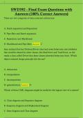  SWD392 - Final Exam Questions with  Answers &lpar;100&percnt; Correct Answers&rpar; 