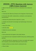 SWD391 - FPTU Questions with Answers  &lpar;100&percnt; Correct Answers&rpar; 