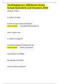 Tort Negligence UBE barbri Exam Actual Questions and Answers 2026&period;docx