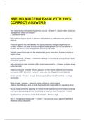 NSE 103 MIDTERM EXAM WITH 100&percnt; CORRECT ANSWERS 