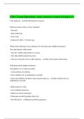 CDA Exam Questions And Answers Latest Graded A&plus;