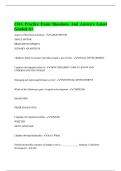 CDA Practice Exam Questions And Answers Latest Graded A&plus;