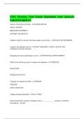CDA Practice Test Exam Questions And Answers Latest Graded A&plus;
