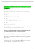 CDA Prep Test Exam Questions And Answers Latest Graded A&plus;