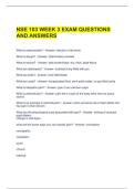 NSE 103 WEEK 3 EXAM QUESTIONS AND ANSWERS 