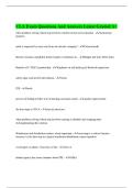 CLA Exam Questions And Answers Latest Graded A&plus; when problem solving which step involves constant review and evaluation - monitoring progress