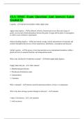 CLA MSSC Exam Questions And Answers Latest Graded A&plus; Logistics - Link between facilities within supply chain supply chain logistics - the efficient&comma; effective forward and reverse flow and storage of goods&comma; services and related information between the poin
