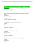 CLA MSSC Exam Questions And Answers Latest Graded A&plus;