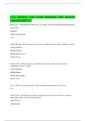 CLA Practice Test Exam Questions And Answers Latest Graded A&plus;
