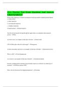 CLA Practice Test Exam Questions And Answers Latest Graded A&plus;