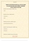 SMART TAN CERTIFICATION Exam ACTUAL EXAM ALL 200 QUESTIONS AND CORRECT ANSWERS LATEST UPDATE THIS YEAR